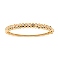 Lab Created Sterling Silver 1 Cttw Lab-Grown GH/SI2 Diamond Bracelet