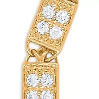 Lab Created Sterling Silver 1 Cttw Lab-Grown GH/SI2 Diamond Bracelet