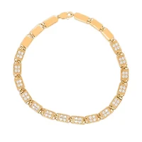 Lab Created Sterling Silver 1 Cttw Lab-Grown GH/SI2 Diamond Bracelet