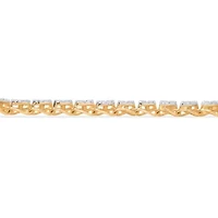 Lab Created Sterling Silver 1 Cttw Lab-Grown GH/SI2 Diamond Bracelet