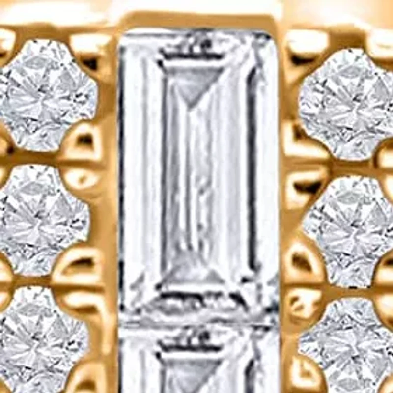 Lab Created Sterling Silver 3/8 Cttw Lab-Grown GH/SI2 Diamond Earrings