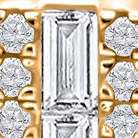 Lab Created Sterling Silver 3/8 Cttw Lab-Grown GH/SI2 Diamond Earrings