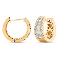 Lab Created Sterling Silver 5/8 Cttw Lab-Grown GH/SI2 Diamond Earrings
