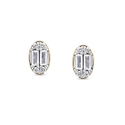 Lab Created Sterling Silver 1/4 Cttw Lab-Grown GH/SI2 Diamond Earrings