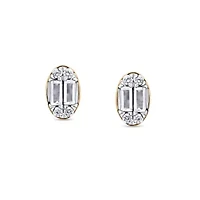 Lab Created Sterling Silver 1/4 Cttw Lab-Grown GH/SI2 Diamond Earrings
