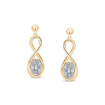 Lab Created Sterling Silver 1/3 Cttw Lab-Grown GH/SI2 Diamond Earrings
