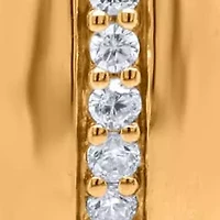 Lab Created Sterling Silver 1/2 Cttw Lab-Grown GH/SI2 Diamond Earrings