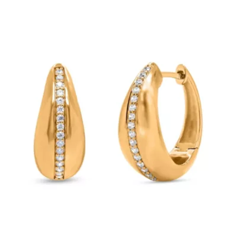 Lab Created Sterling Silver 1/2 Cttw Lab-Grown GH/SI2 Diamond Earrings