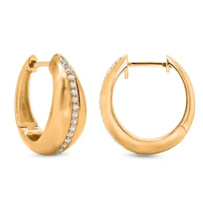 Lab Created Sterling Silver 1/2 Cttw Lab-Grown GH/SI2 Diamond Earrings