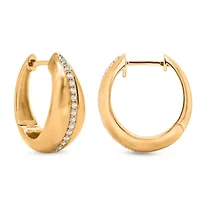 Lab Created Sterling Silver 1/2 Cttw Lab-Grown GH/SI2 Diamond Earrings