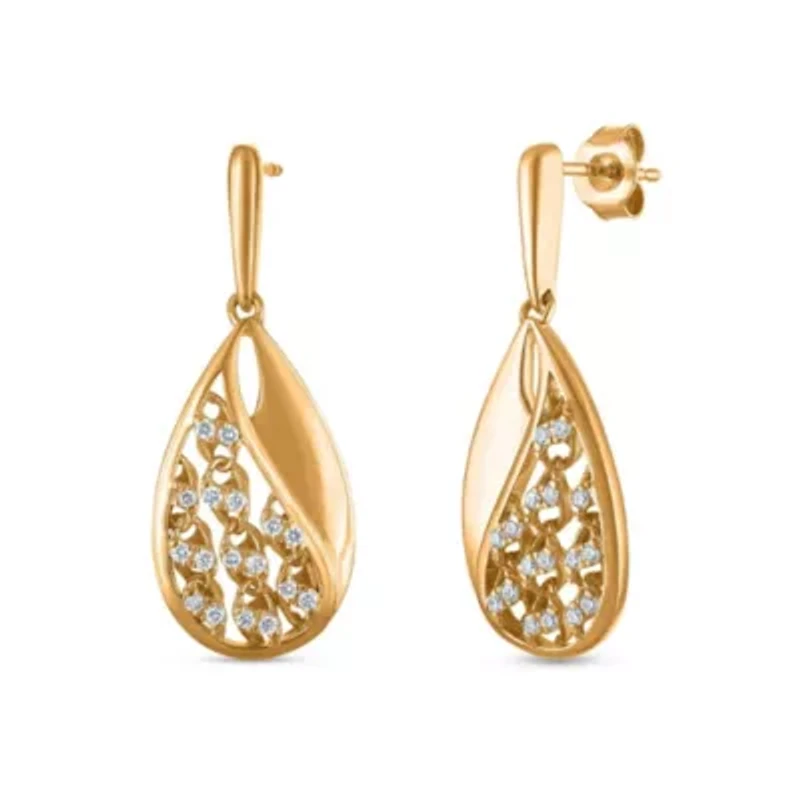 Lab Created Sterling Silver 1/3 Cttw Lab-Grown GH/SI2 Diamond Earrings