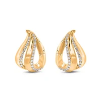 Lab Created Sterling Silver 1/2 Cttw Lab-Grown GH/SI2 Diamond Earrings