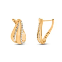 Lab Created Sterling Silver 1/2 Cttw Lab-Grown GH/SI2 Diamond Earrings