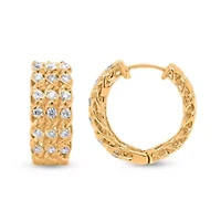 Lab Created Sterling Silver 1/3 Cttw Lab-Grown GH/SI2 Diamond Earrings