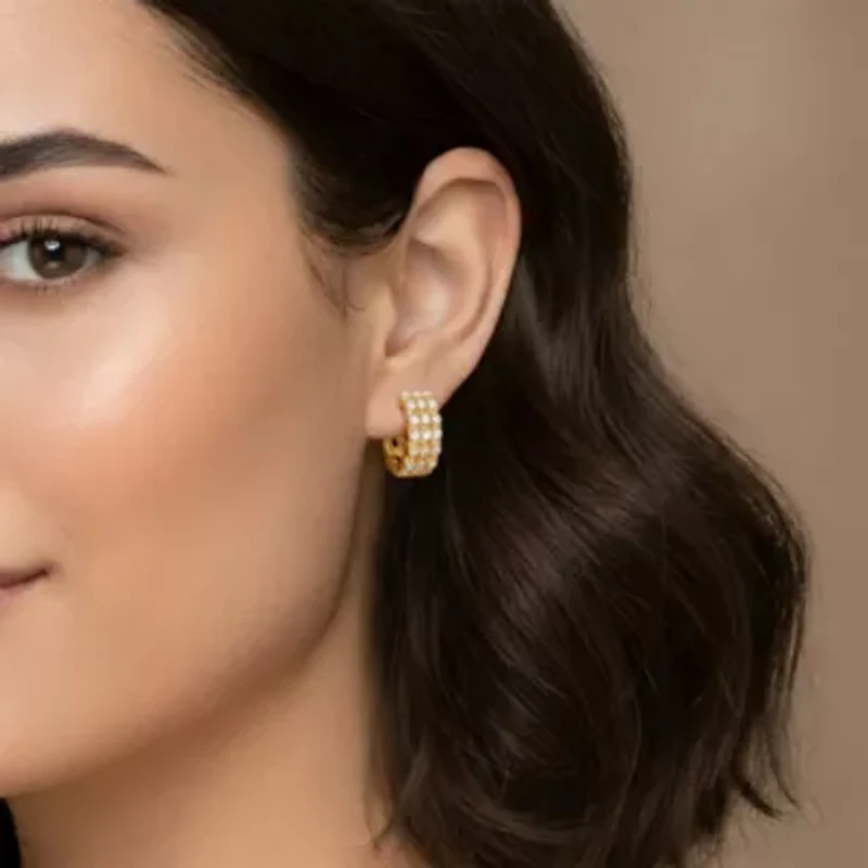 Lab Created Sterling Silver 1/3 Cttw Lab-Grown GH/SI2 Diamond Earrings
