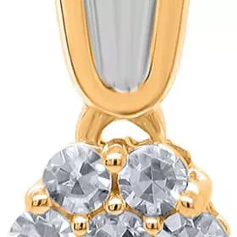 Lab Created Sterling Silver 1/3 Cttw Lab-Grown GH/SI2 Diamond Earrings