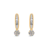 Lab Created Sterling Silver 1/3 Cttw Lab-Grown GH/SI2 Diamond Earrings