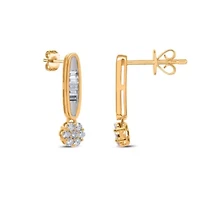 Lab Created Sterling Silver 1/3 Cttw Lab-Grown GH/SI2 Diamond Earrings