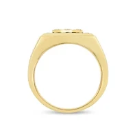 1-1/2CTW Diamond 14kt Gold Yellow Ring