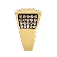 1-1/2CTW Diamond 14kt Gold Yellow Ring