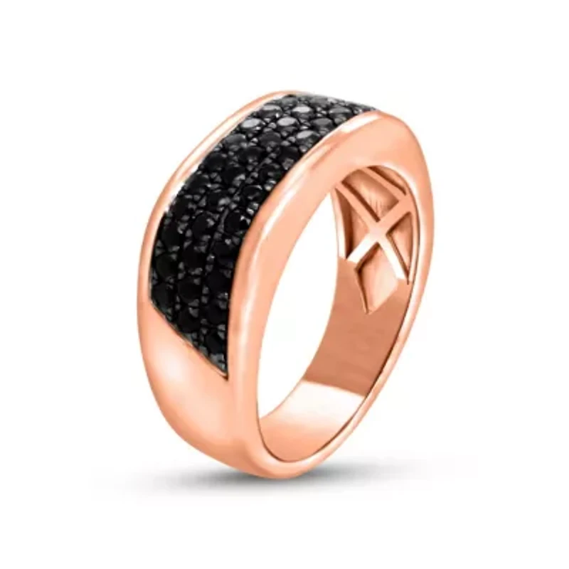 1CTW Diamond 14kt Gold Pink Ring
