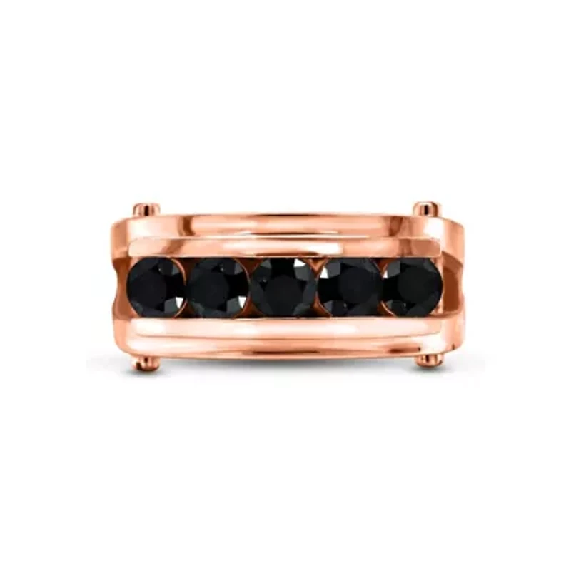 1-1/4CTW Diamond 14kt Gold Pink Ring