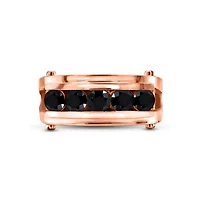 1-1/4CTW Diamond 14kt Gold Pink Ring