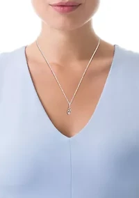 0.05 C.T.T.W Diamond Ss Fashion Pendant