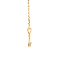 Lab Created Sterling Silver 1/20 Cttw Lab-Grown GH/SI2 Diamond Pendant
