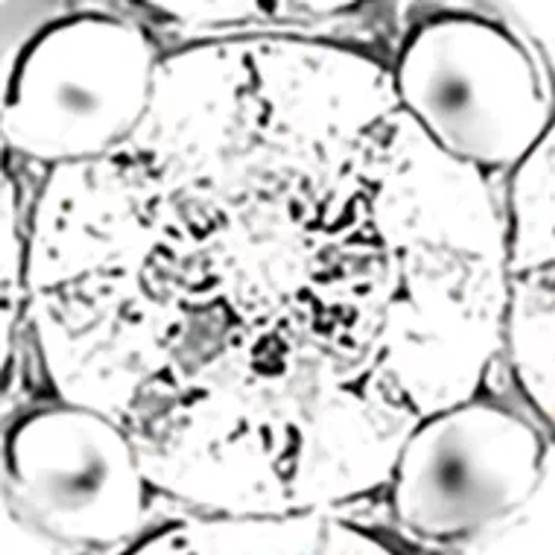 1/10 ct. t.w. Round-Cut Diamond Cross Necklace in 10K White Gold