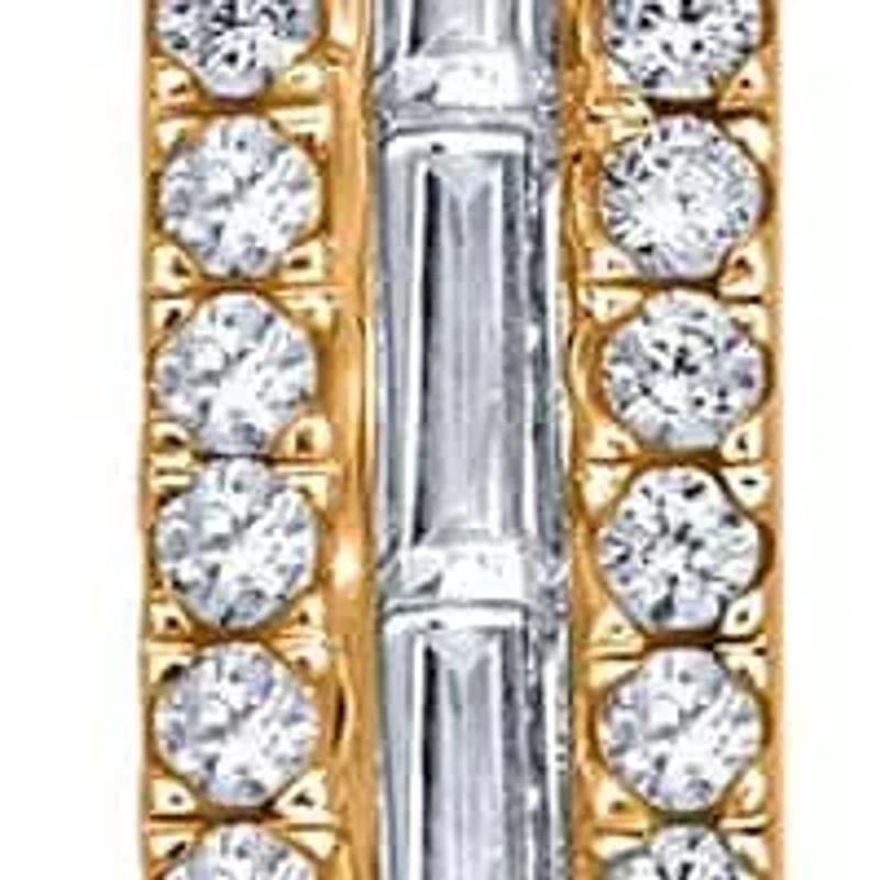 Lab Created Sterling Silver 3/8 Cttw Lab-Grown GH/SI2 Diamond Pendant