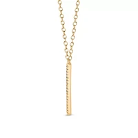 Lab Created Sterling Silver 3/8 Cttw Lab-Grown GH/SI2 Diamond Pendant