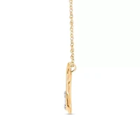 Lab Created Sterling Silver 1/6 Cttw Lab-Grown GH/SI2 Diamond Pendant