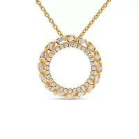 Lab Created Sterling Silver 1/4 Cttw Lab-Grown GH/SI2 Diamond Pendant