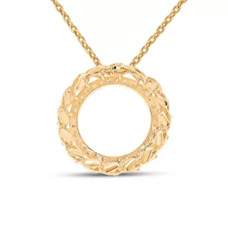 Lab Created Sterling Silver 1/4 Cttw Lab-Grown GH/SI2 Diamond Pendant