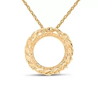 Lab Created Sterling Silver 1/4 Cttw Lab-Grown GH/SI2 Diamond Pendant