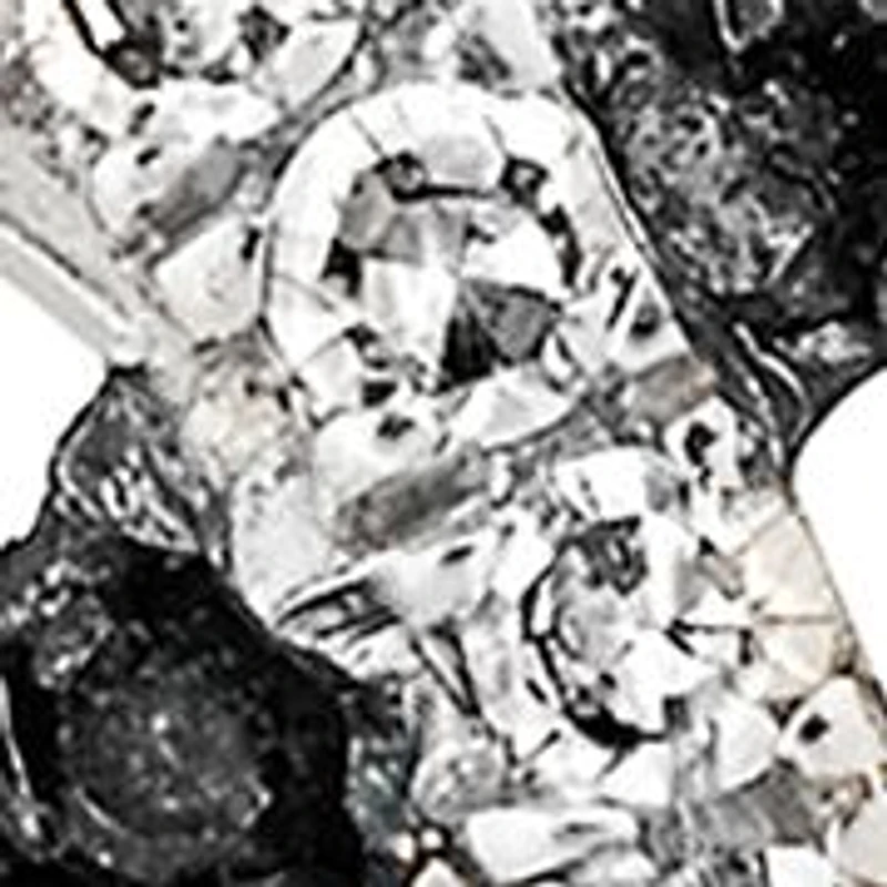 1/4 ct. t.w. Enhanced Black and White Diamond Double Heart Pendant in 10K White Gold