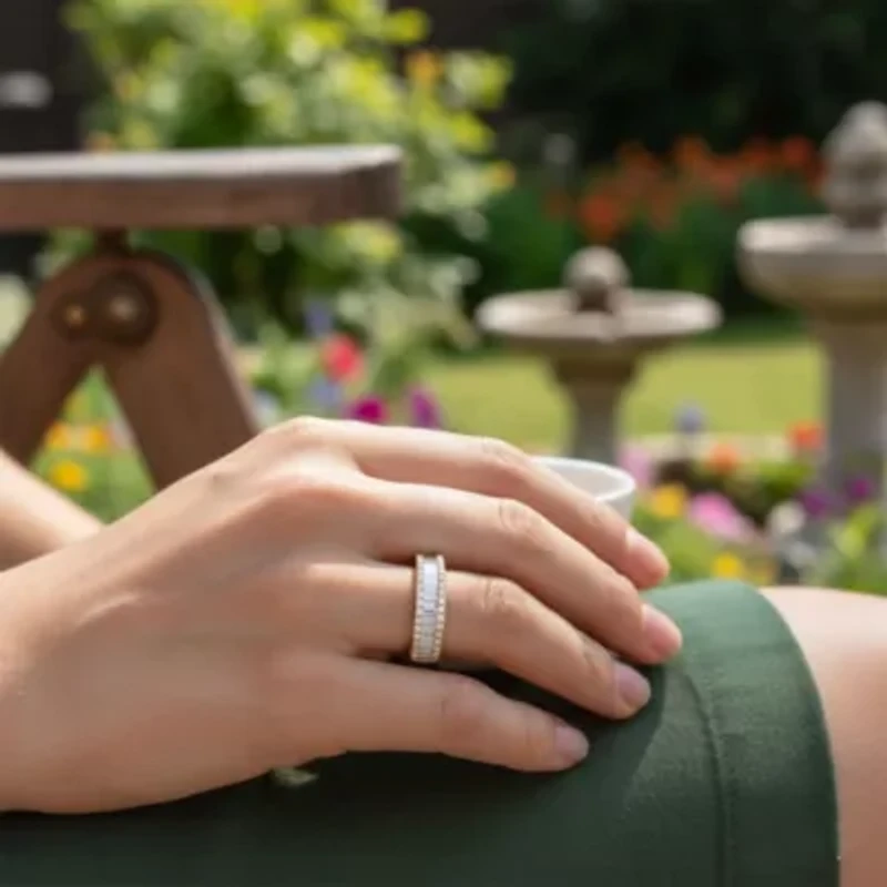 Lab Created Sterling Silver 1/2 Cttw Lab-Grown GH/SI2 Diamond Ring