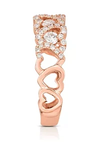 3/4 C.T.T.W Diamond 14K Ladies Bands