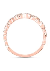 3/4 C.T.T.W Diamond 14K Ladies Bands