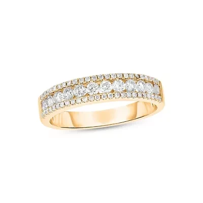 1/2CTW Diamond 10kt Gold Yellow Ring