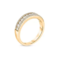 1/2CTW Diamond 10kt Gold Yellow Ring
