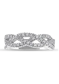 1/4 C.T.T.W Diamond 10K Ladies Bands