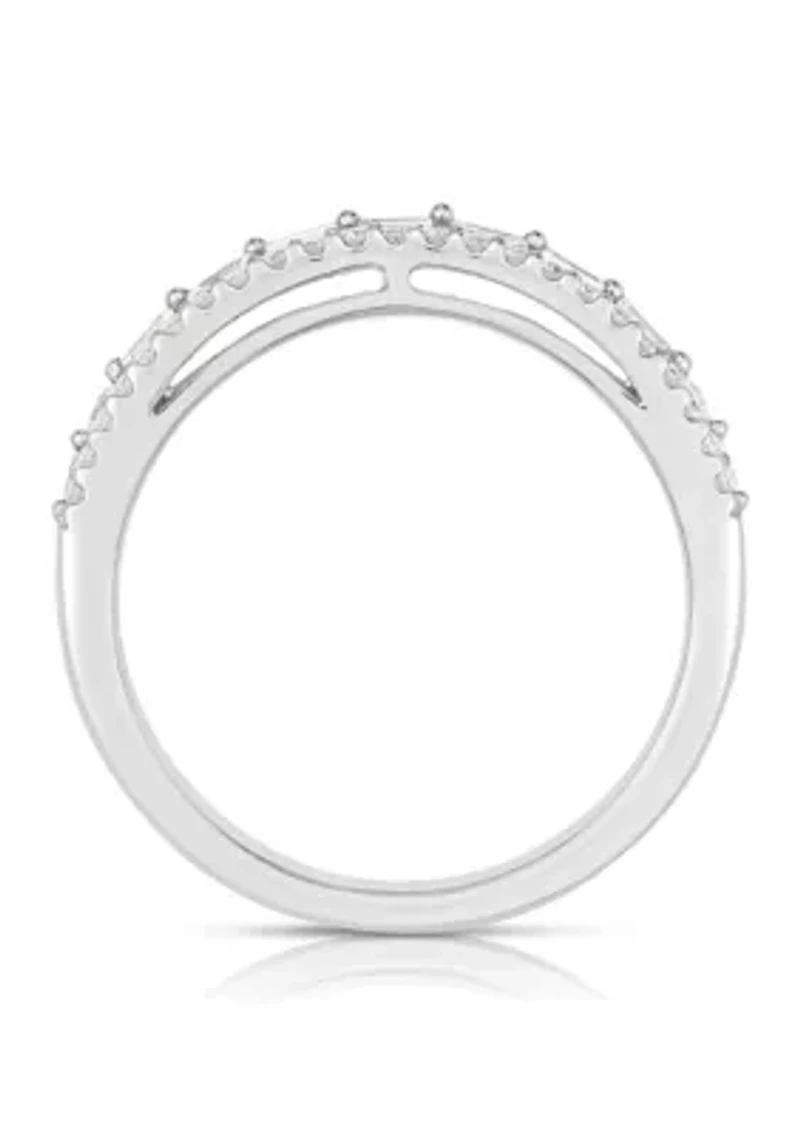 5/8 C.T.T.W Diamond 14K Ladies Bands