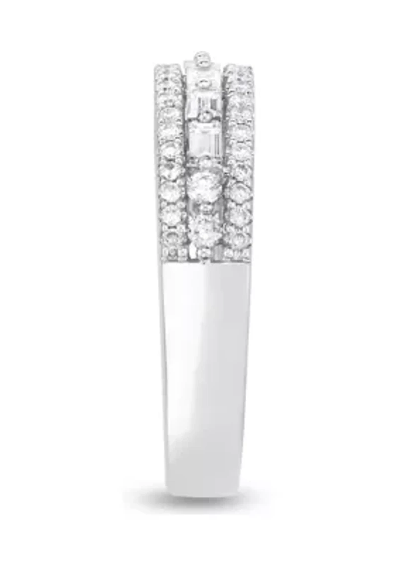 5/8 C.T.T.W Diamond 14K Ladies Bands