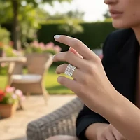 Lab Created Sterling Silver 2-1/2 Cttw Lab-Grown GH/SI2 Diamond Ring