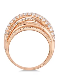 1 1/2 C.T.T.W Diamond 14K Ladies Bands