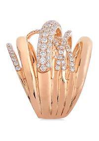 1 1/2 C.T.T.W Diamond 14K Ladies Bands