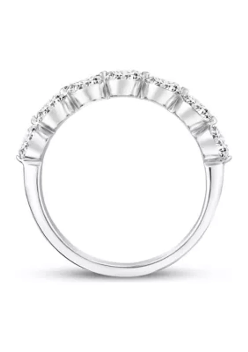 1/2 C.T.T.W Diamond 14K Ladies Bands