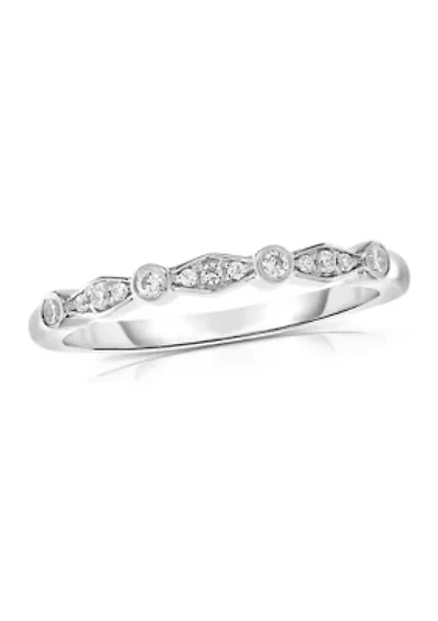 1/10 C.T.T.W Diamond 10K Ladies Bands